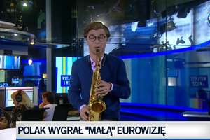 Łukasz Dyczko wygrał "małą" Eurowizję