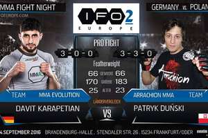 Patryk Duński będzie walczył w meczu MMA Niemcy — Polska