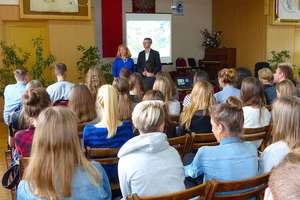 Delegacja uczniów ze Święcian odwiedziła Mrągowo