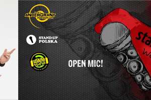 Wieczór stand-up w Andergrancie. Chętni dostaną swoje 5 minut na scenie! 