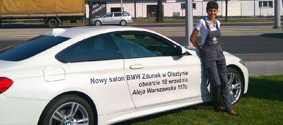 Urodziwe tankowanie z BMW