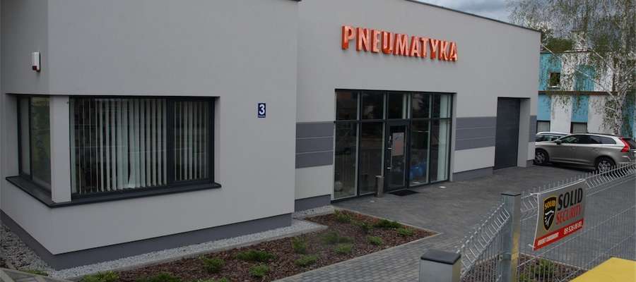 Nowa siedziba firmy MGM Pneumatyka, ul. Piekarska 3 w Iławie