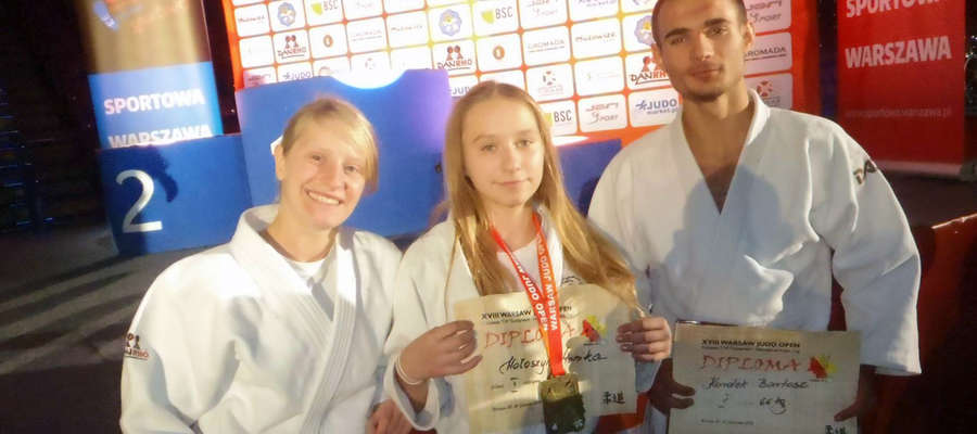 Od lewej: Aleksandra Mazur, Monika Wołoszyn i Bartosz Kordek