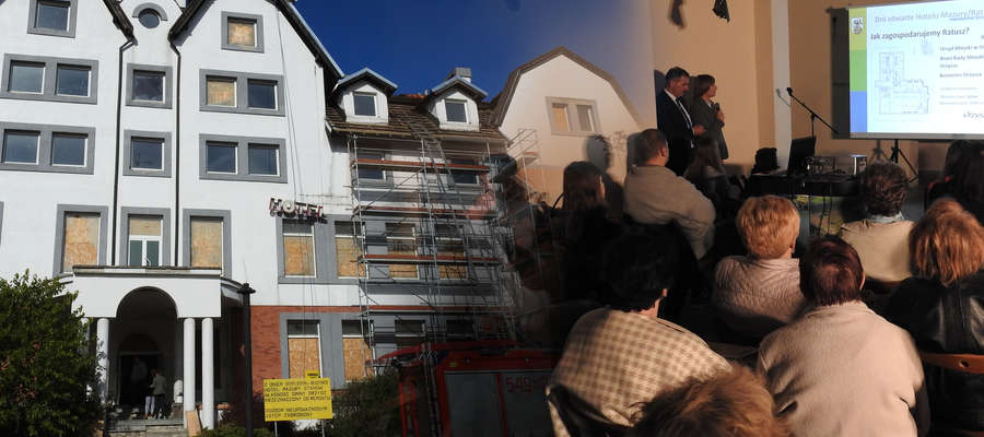 Orzyscy włodarze zaprezentowali plan przeistoczenia Hotelu Mazury w Ratusz.