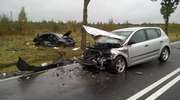 W Gietrzwałdzie zderzyły się trzy samochody. Trzy osoby zostały ranne