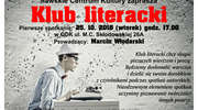 Klub Literacki zaprasza