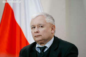 Jarosław Kaczyński w Elblągu. 