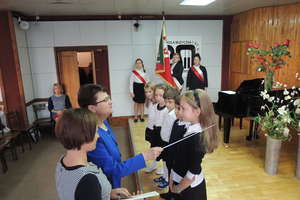 Ślubowanie uczniów szkoły muzycznej w Olecku