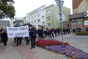 Czarny protest w Gołdapi