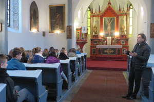Lekcja otwarta w kościele p.w Św. Krzyża w Nidzicy