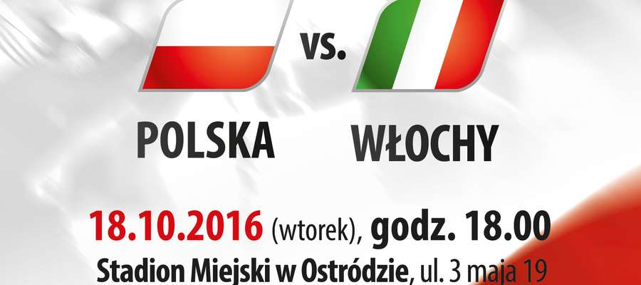 We wtorek (18 października) zapraszamy na mecze Polska - Włochy U-16