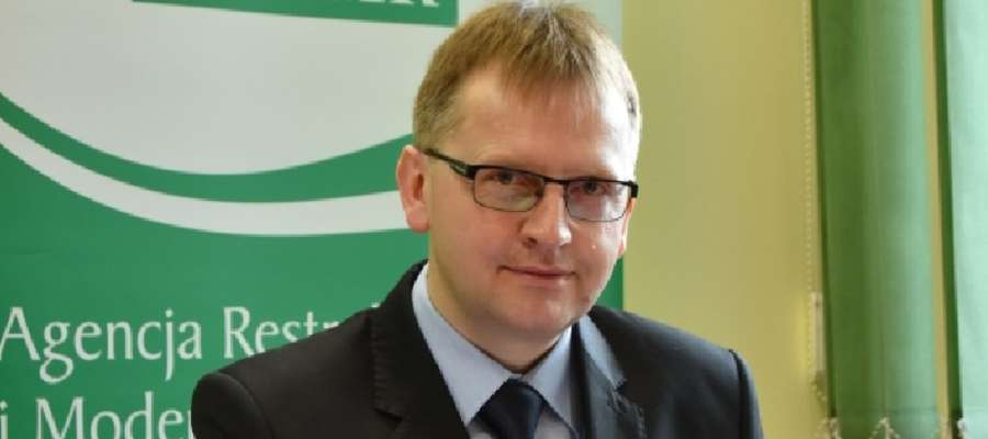 dr Marcin Kazimierczuk, zastępca dyrektora Warmińsko-Mazurskiego Oddziału Regionalnego Agencji Restrukturyzacji i Modernizacji Rolnictwa w Olsztynie