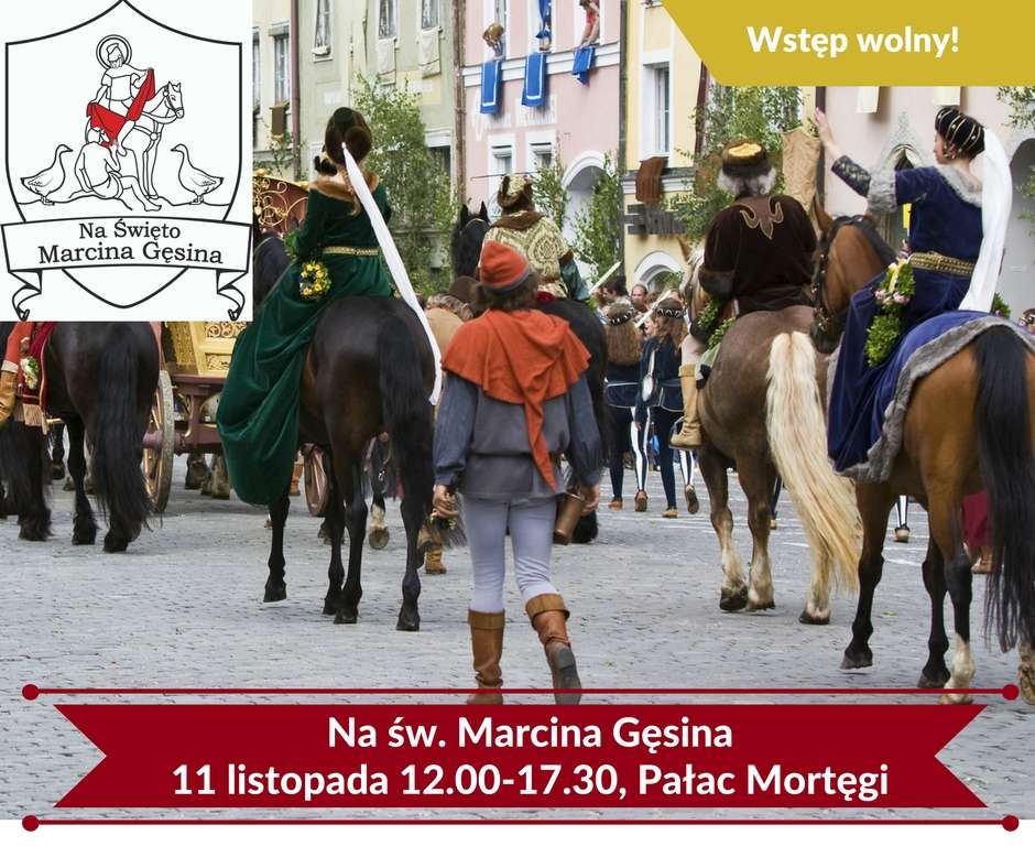 Na Świętego Marcina Gęsina - zapraszamy do Pałacu Mortęgi - full image