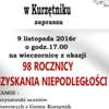 Środowa wieczornica niepodległościowa w Kurzętniku 