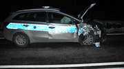 Pijany kierowca sprawcą wypadku, w którym policja rozbiła auto
