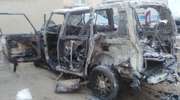 Tragedia na drodze pod Mrągowem. Samochód stanął w płomieniach, 31-letnia kobieta zginęła na miejscu