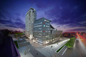 Najwyższy budynek regionu w centrum Olsztyna. Zobacz nowe wizualizacje Centaurusa