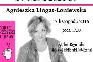 Spotkanie autorskie z Agnieszką Lingas-Łoniewską w nowomiejskiej bibliotece 
