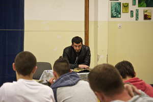 Mamed Khalidow odwiedził wychowanków lidzbarskiego MOW