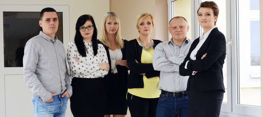 Zespół projektowy, od lewej Marcin Toczek, Daria Szczepańska, Joanna Leśnikowska, Joanna Magierek, Leszek Błaszkowski, Żaneta Jończak 