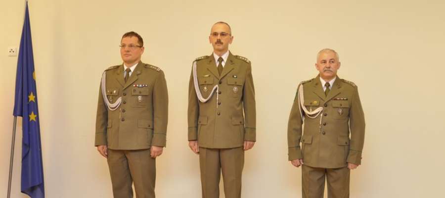 Komendanci SG (od lewej): płk SG M. Stachyra, płk SG T. Praga i płk SG R. Łubiński.