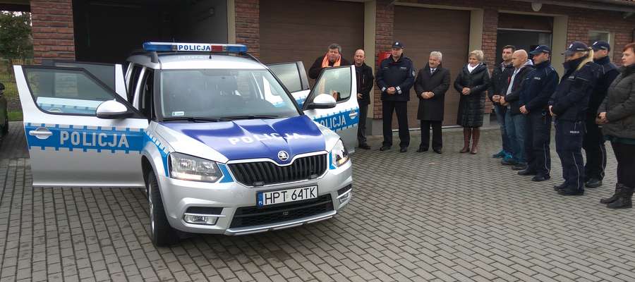 Skoda Yeti reszelskich policjantów z pewnością sprawdzi się na drogach gminy.
