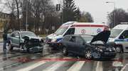 Zderzenie na skrzyżowaniu Tysiąclecia i Rycerskiej. Utrudnienia w ruchu
