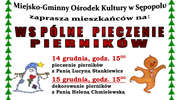 Wspólne pieczenie i dekorowanie pierników