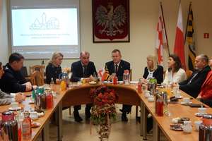 Delegacja z Gruzji na terenie powiatu gołdapskiego