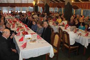 Wigilijne spotkanie osób starszych z gminy Lubawa 