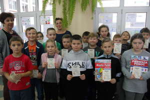 Wyniki konkursów zorganizowanych przez bibliotekę szkolną w Zespole Szkół w Pieckach