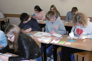 Test z wiedzy o AIDS w gołdapskim gimnazjum 