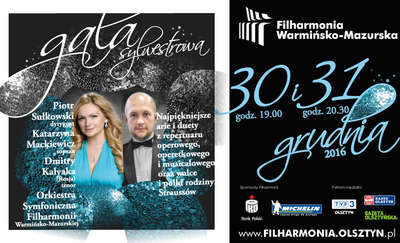 Gala Sylwestrowa w Filharmonii Warmińsko-Mazurskiej
