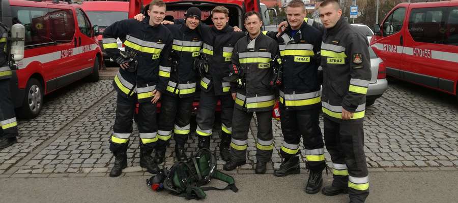 Strażacy z Ostródy i Morąga wystartowali w wielickim turnieju strażaków i ratowników