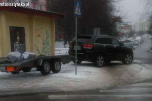 "Mistrz parkowania" przyłapany na Jarotach w Olsztynie