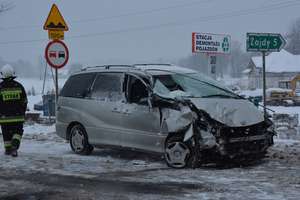 Wypadek w Kukowie na drodze krajowej Olecko - Ełk 
