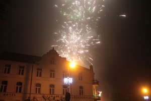 Nowy Rok w Bisztynku witano fajerwerkami