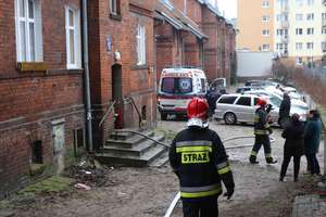 Pożar na Żeromskiego w Olsztynie. Jedna osoba nie żyje