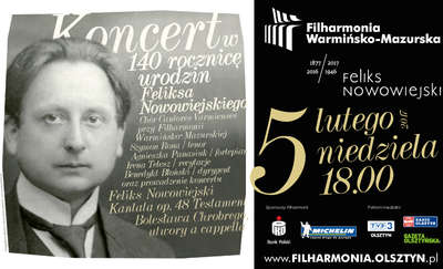Koncert w 140 rocznicę urodzin Feliksa Nowowiejskiego
