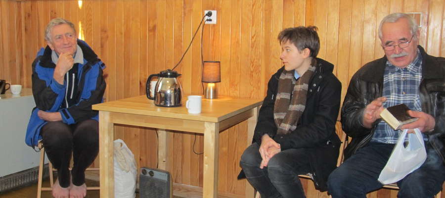 Astronom Andrzej Pilski spotkał się z mieszkańcami Lidzbarka Warmińskiego w kawiarence zborowej Kościoła Chrystusowego