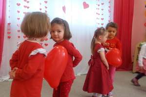 Walentynki w Przedszkolu Gminnym Nr 1 w Bartoszycach