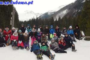 Uczniowie z lubawskiej podstawówki po sportowym obozie w górach