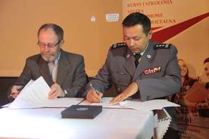 W Bartoszycach podpisano porozumienie o współpracy WSB z Komendą Wojewódzką Policji