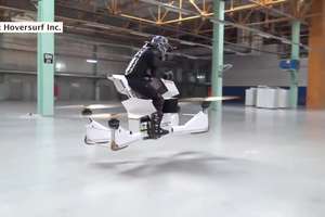 Hoverbike, czy latający motocykl rosyjskiego startupu