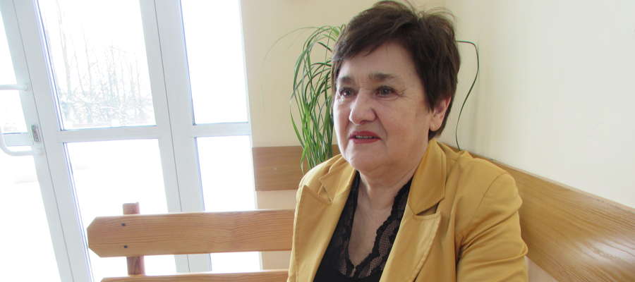 Krystyna Sienkiewicz - przewodnicząca Koła Gospodyń Wiejskich w Kandytach