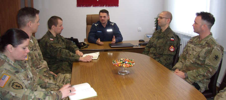 Spotkanie z żołnierzami amerykańskimi w Piszu
