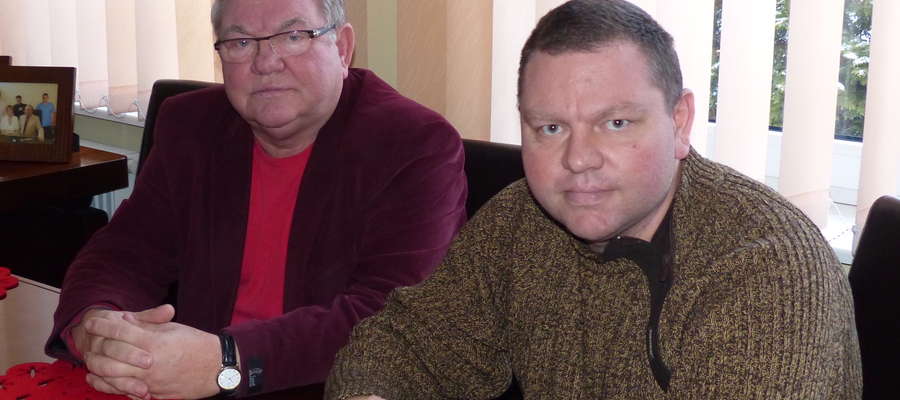 Mieczysław Czajkowski, właściciel firmy, senior rodziny (z lewej) i Adam Czajkowski, dyrektor odpowiedzialny m.in. za pozyskiwanie dotacji unijnych 