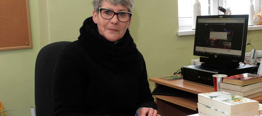 Jolanta Bruj od 1991 r. prowadzi filie biblioteczną w Wozławkach