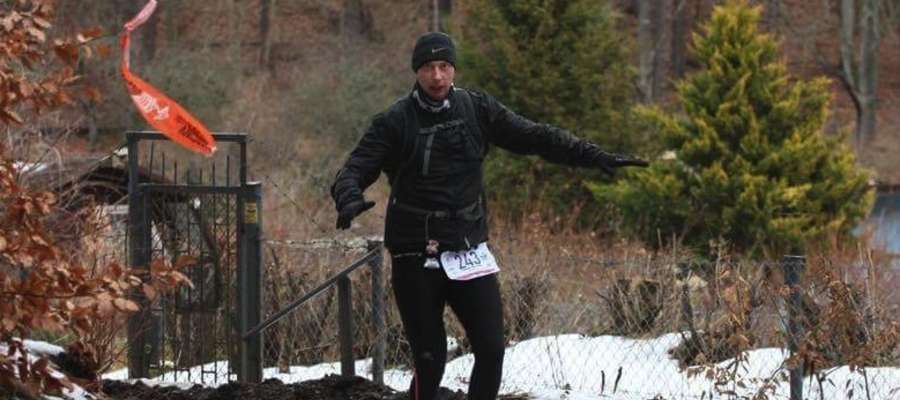 Radosław Etmański na trasie trójmiejskiego ultramaratonu