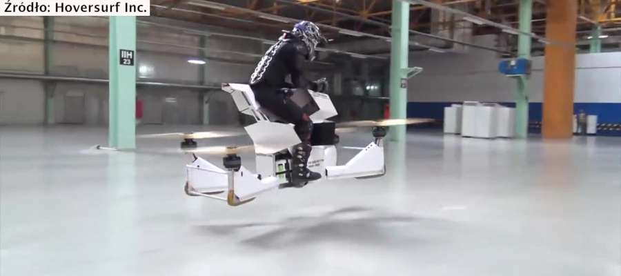 Hoverbike, czy latający motocykl rosyjskiego startupu